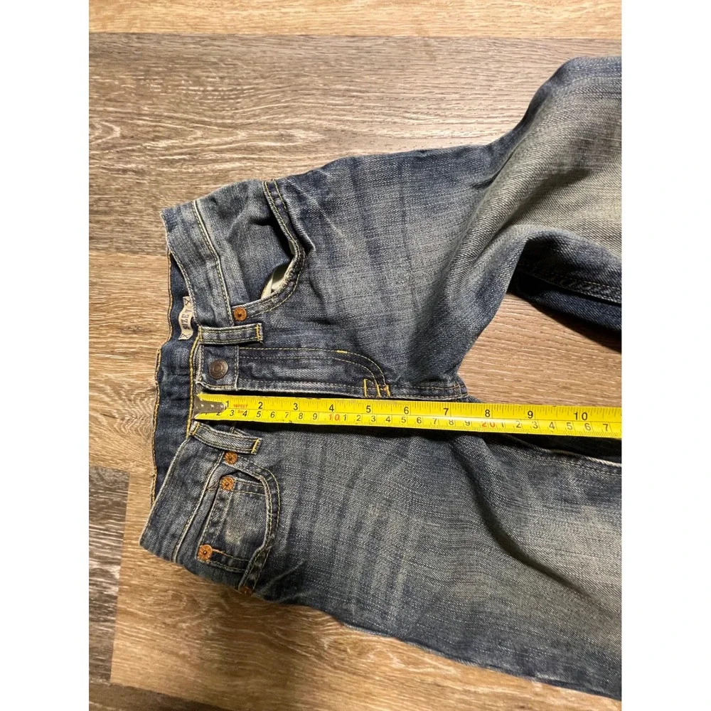 Polo Ralph Lauren Jeans Kids Size 7 Blue Excellent Straight Leg Faded Denim